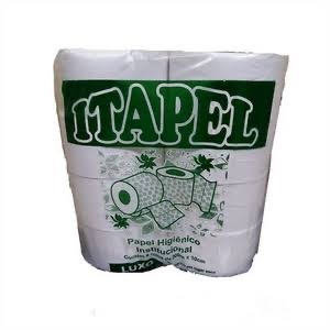 PAPEL HIGIENICO ROLAO ITAPEL LUXO FL.S. 300M - PC.C/08UNX300MX10CM