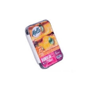 MELLO - POTE E TAMPA RETANGULAR DESC. ALUMINIO 750ML M131 PC. C/10CJ