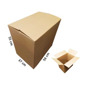CAIXA DE PAPELÃO LISA MED.55X37X56