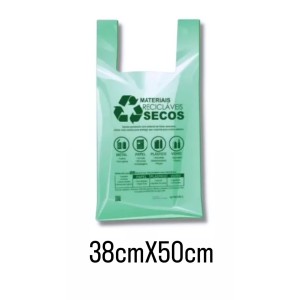 SACOLA PADRAO MERCADO / PREFEITURA MED.38X50 PC. C/500UN 2KG