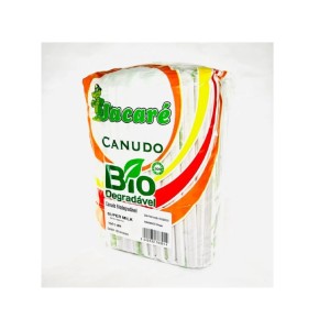 CANUDO SUPER MILK SHAKE  PC.C/120UN  - JACARE - BIODEGRADAVEL