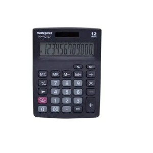 CALCULADORA ELETRONICA 12 DIGITOS A PILHA/SOLAR MAXMIDIA 13,7X10,4CM DYNASTY