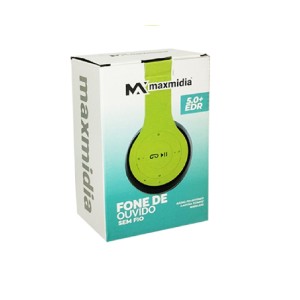 FONE DE OUVIDO BLUETOOTH/AUX/FM/TF ESTEREO RECARREGAVEL