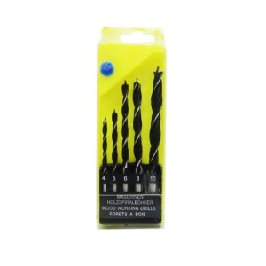 JOGO DE BROCA DE ACO CARBONO MADEIRA