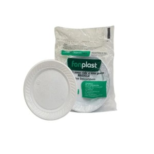 PRATO DESC.21CM - BCO RASO - PC.10UN - FONPLAST