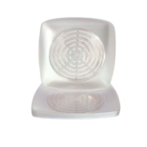  PRATO 150MM QUADRADO CRISTAL - PC.10UN - ELITE