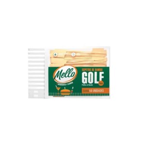 PALITO DE BAMBU GOLF 9CM  PC.C/50UN   MELLO